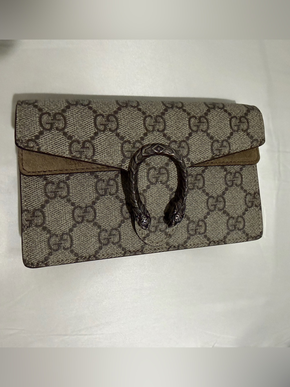 Gucci Beige Monogram Dionysus mini